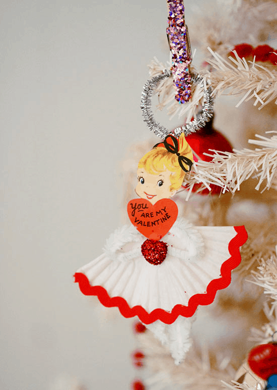 valentines day craft doll