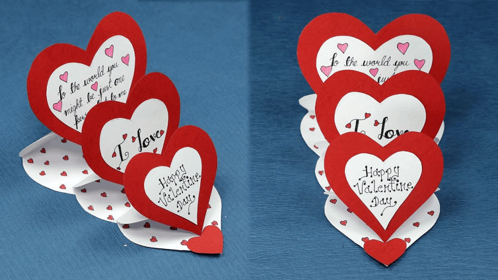 heart shaped cards